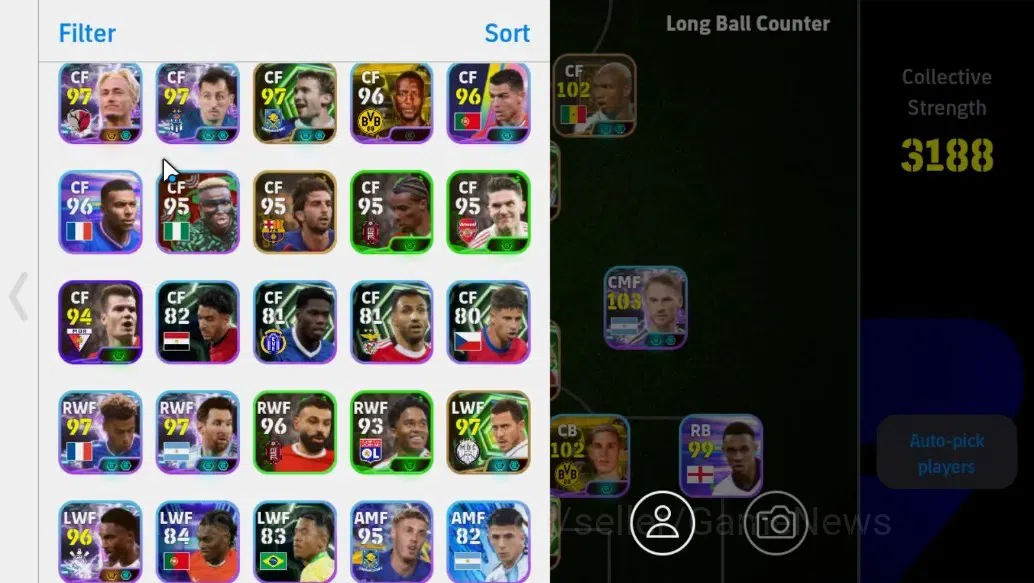 eFootball Accounts Android||Giorgio Chiellini,Steven Gerrard,Lothar M image 2