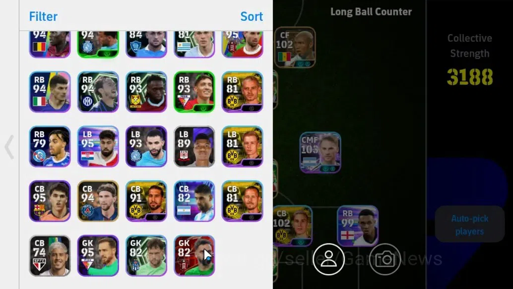 eFootball Accounts Android||Giorgio Chiellini,Steven Gerrard,Lothar M image 4