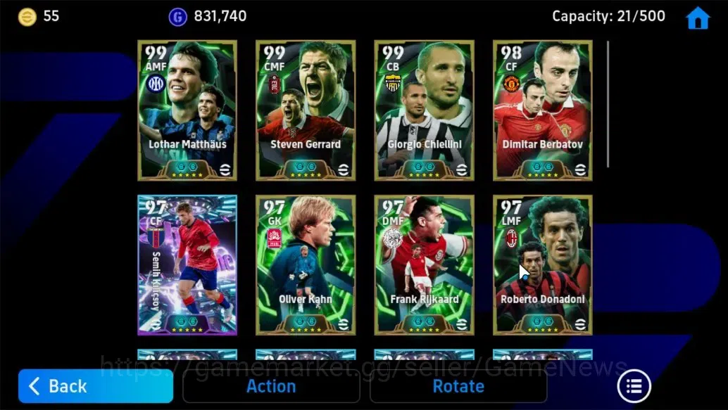 eFootball Accounts Android||Giorgio Chiellini,Steven Gerrard,Lothar M image 9