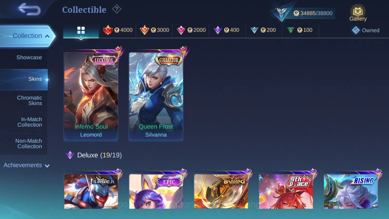 Mobile Legends: Bang Bang Accounts Hero 60 Skin 119 | IMMO 104 | Recall Black Void Ep image 5