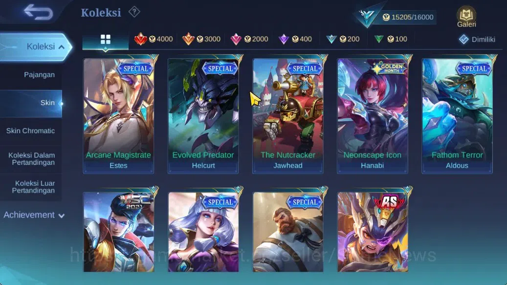 Mobile Legends: Bang Bang Accounts Hero 62|Skin 87|Myst(Lesley,Julian),Naruto Vale,Se image 10