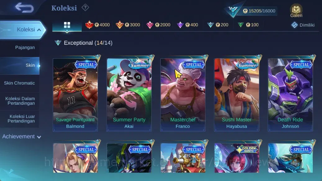 Mobile Legends: Bang Bang Accounts Hero 62|Skin 87|Myst(Lesley,Julian),Naruto Vale,Se image 9