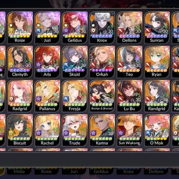 Seven Knights Re:Birth Accounts Global|Full EX7[FaiTC6,MeliaTC4,RosieTC3,JuriTC1,GelidusTC1]Collab