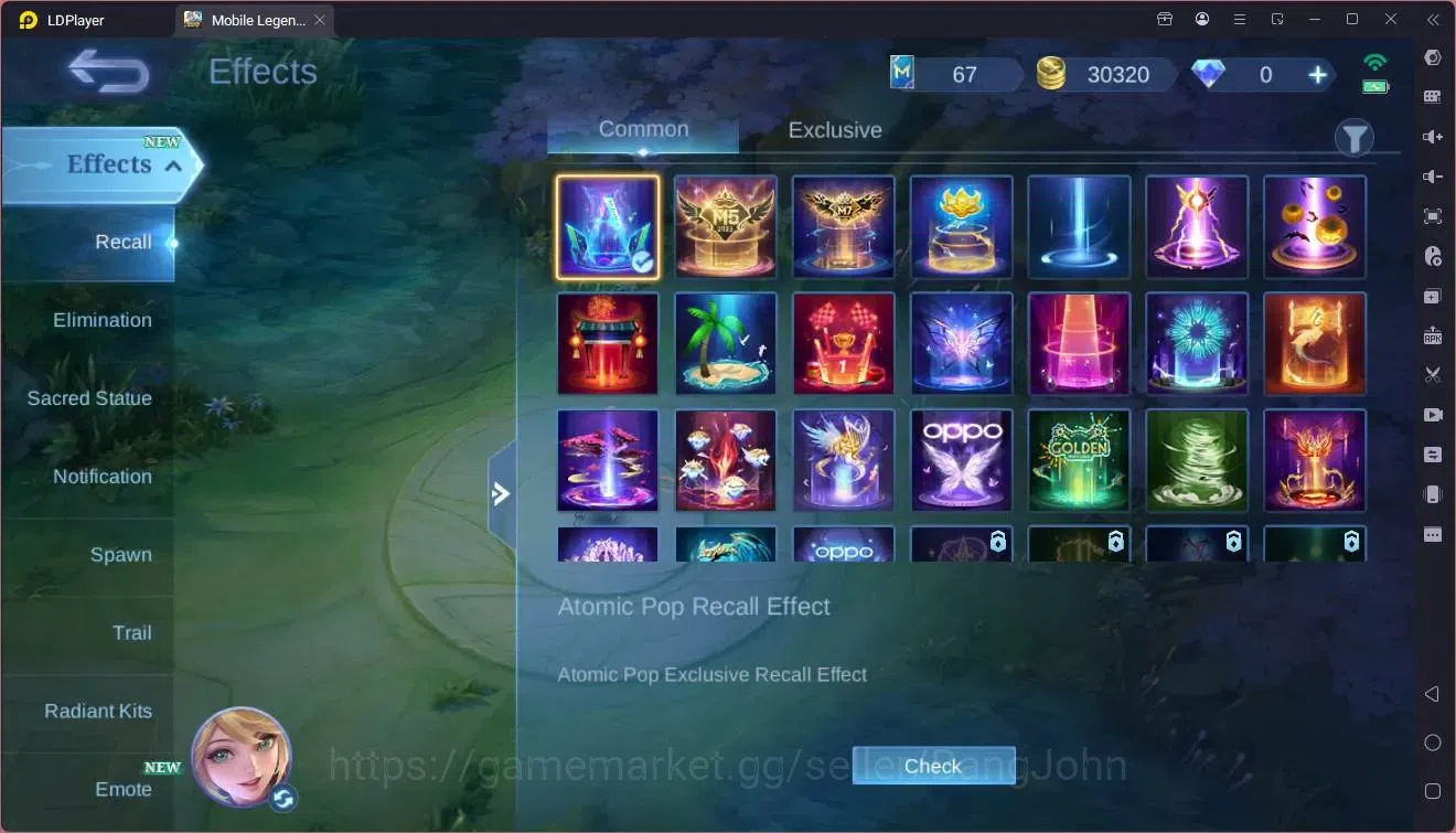 Mobile Legends: Bang Bang Accounts GLOBAL Hero 72 Skin 74|Epic Valir,Gusion,Kagura,Gr image 6