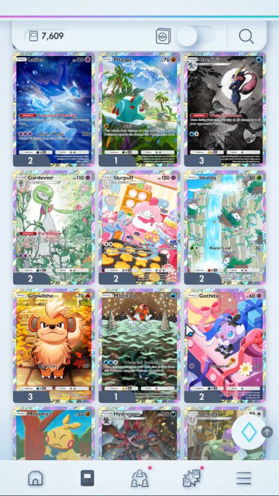 Pokémon TCG Pocket Accounts EN 7,6K Card|178 EX|3 Crown [Palkia,Lunala,Celebi] image 13