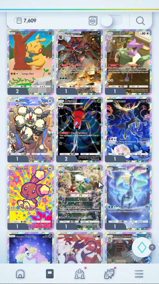 Pokémon TCG Pocket Accounts EN 7,6K Card|178 EX|3 Crown [Palkia,Lunala,Celebi] image 14