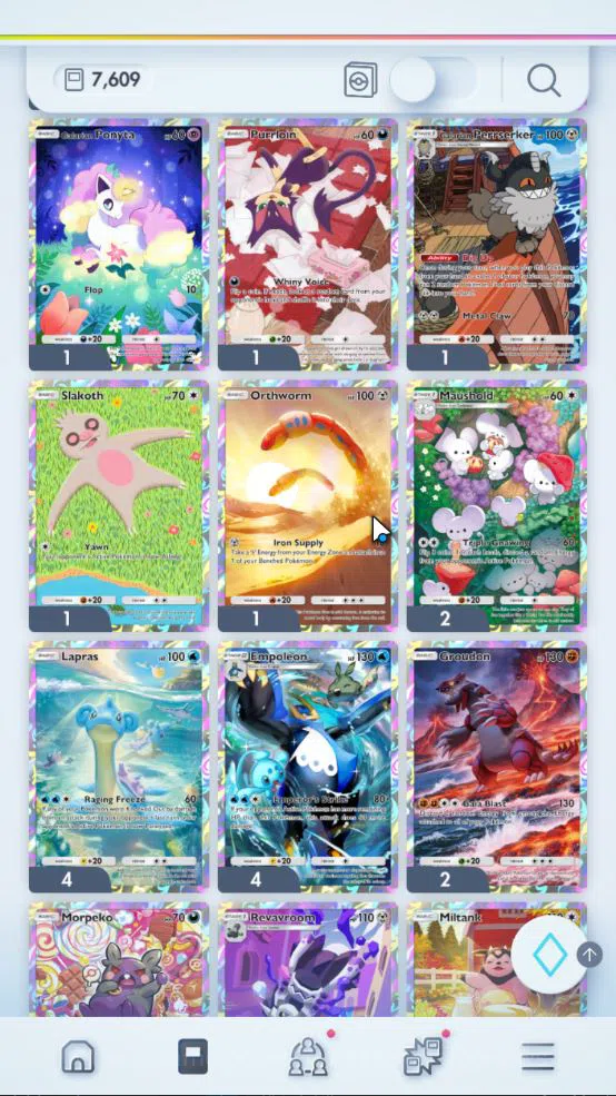 Pokémon TCG Pocket Accounts EN 7,6K Card|178 EX|3 Crown [Palkia,Lunala,Celebi] image 15