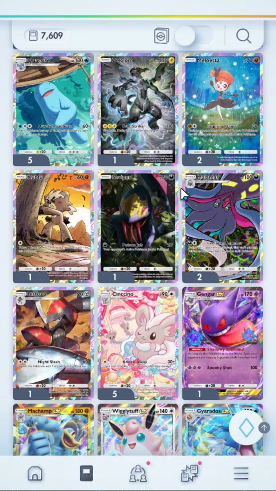 Pokémon TCG Pocket Accounts EN 7,6K Card|178 EX|3 Crown [Palkia,Lunala,Celebi] image 17