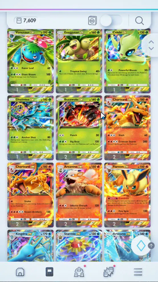 Pokémon TCG Pocket Accounts EN 7,6K Card|178 EX|3 Crown [Palkia,Lunala,Celebi] image 20