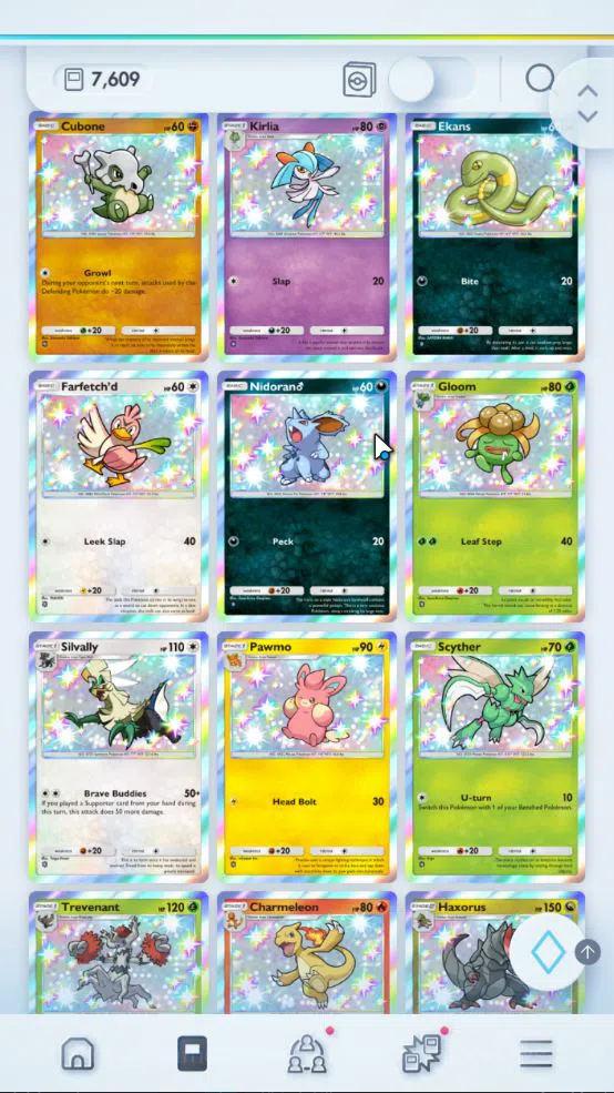 Pokémon TCG Pocket Accounts EN 7,6K Card|178 EX|3 Crown [Palkia,Lunala,Celebi] image 3