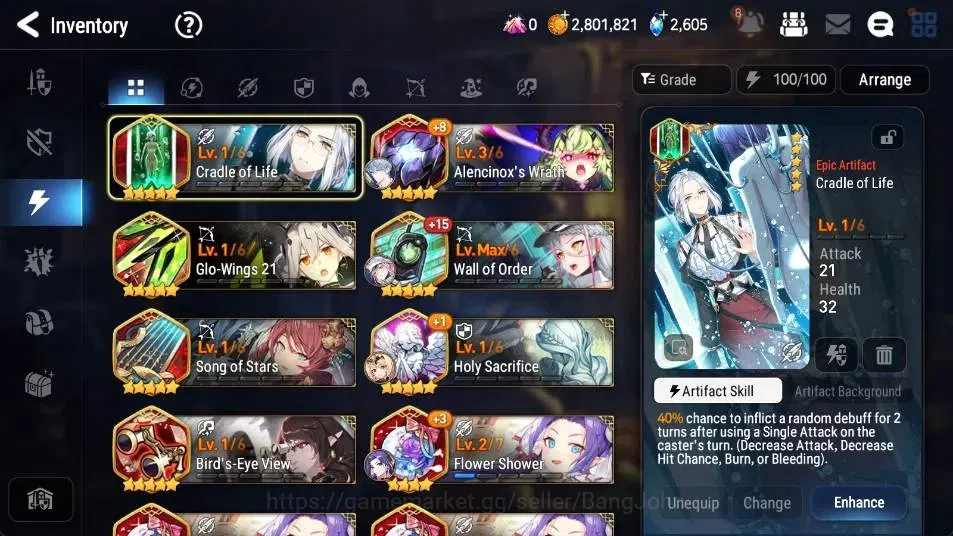 Epic Seven Accounts High-End Global Unverif | 3 ML(Zio,STaeyou,New Moon Luna)|PoH+Bless ON|SS 2.6K|Gold 2.8M|Stigma 4.3K|Log 13