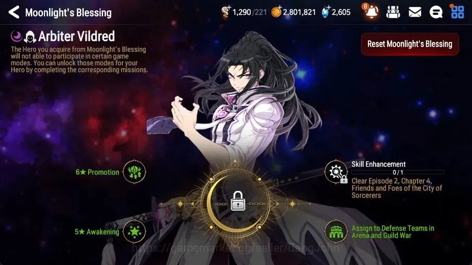 Epic Seven Accounts High-End Global Unverif | 3 ML(Zio,STaeyou,New Moon Luna)|PoH+Bless ON|SS 2.6K|Gold 2.8M|Stigma 4.3K|Log 16