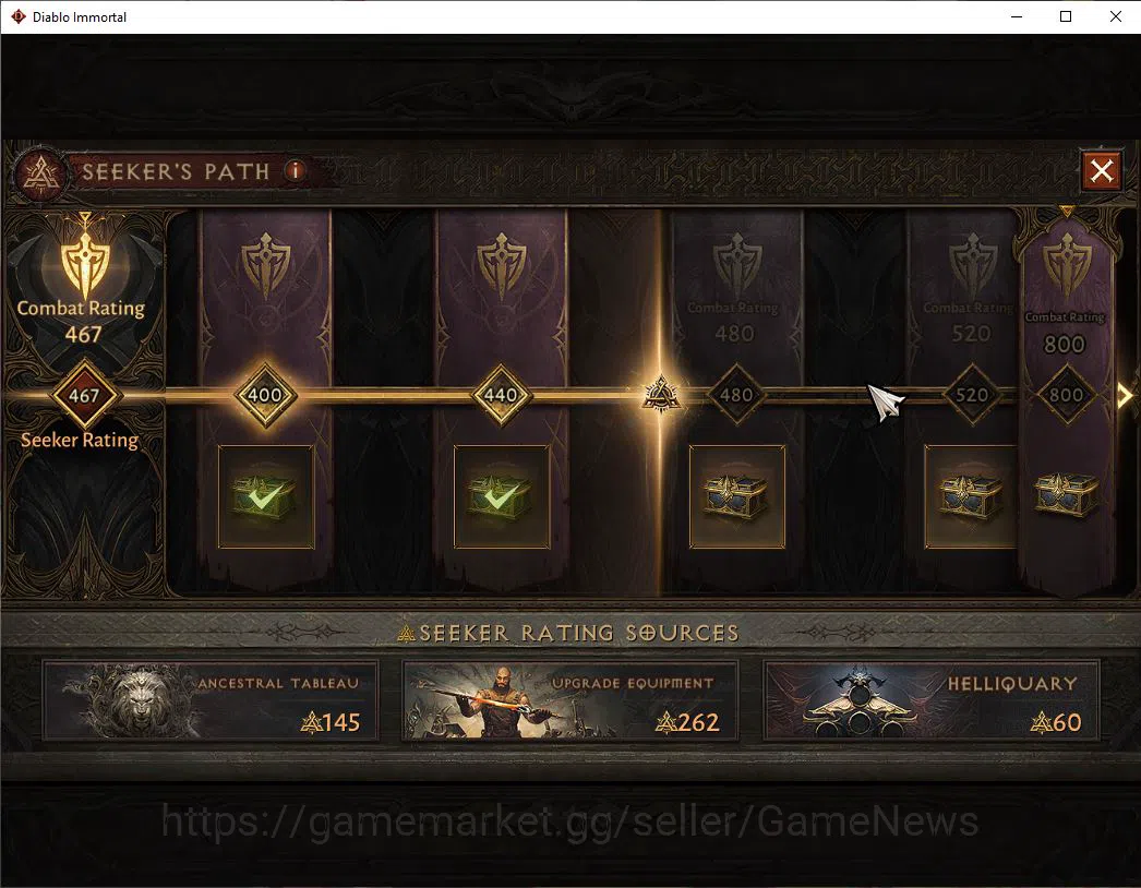 Diablo Immortal Accounts EU - Secheron|Change Server ON|Lv60(514)|Demon Hun image 5