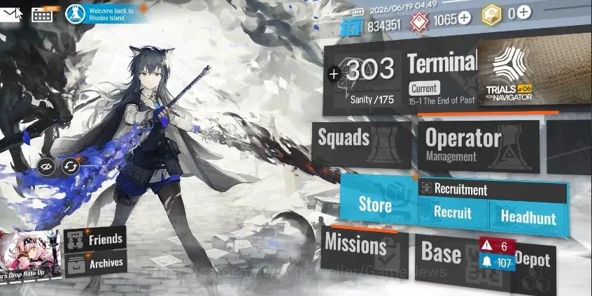 Arknights Accounts Lv 92|182 OP 53 Skin|6 Limited|CTH,Ling,STCH,Texas image 1