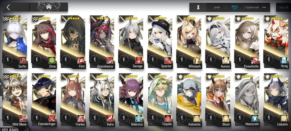 Arknights Accounts Lv 92|182 OP 53 Skin|6 Limited|CTH,Ling,STCH,Texas image 10