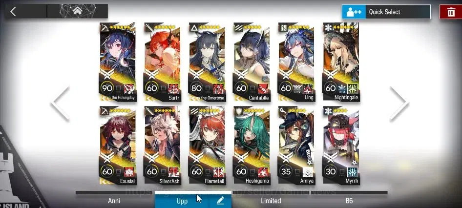 Arknights Accounts Lv 92|182 OP 53 Skin|6 Limited|CTH,Ling,STCH,Texas image 5