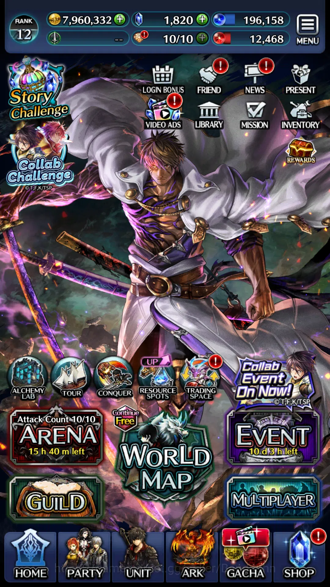 Last Cloudia Accounts Global|Rank 12|Collab DMC(Vergil)&Meta Units (GHAd image 16