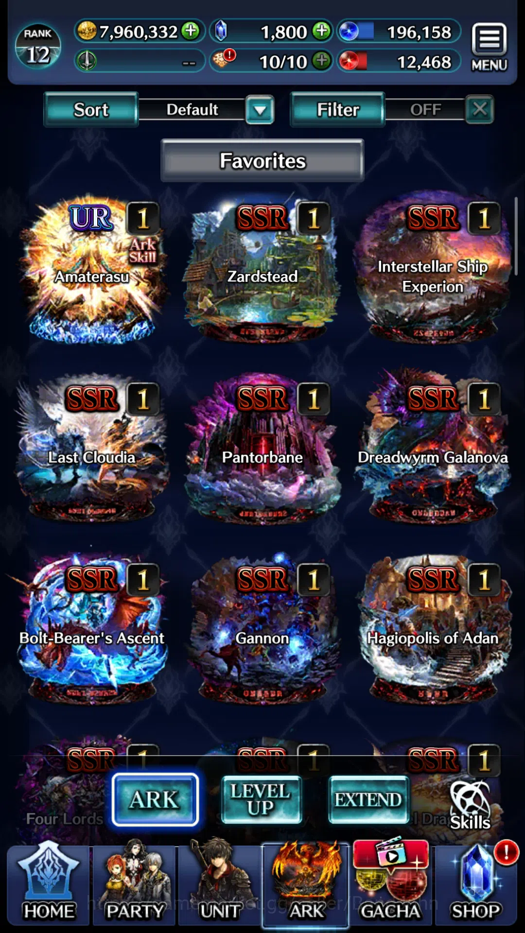 Last Cloudia Accounts Global|Rank 12|Collab DMC(Vergil)&Meta Units (GHAd image 5