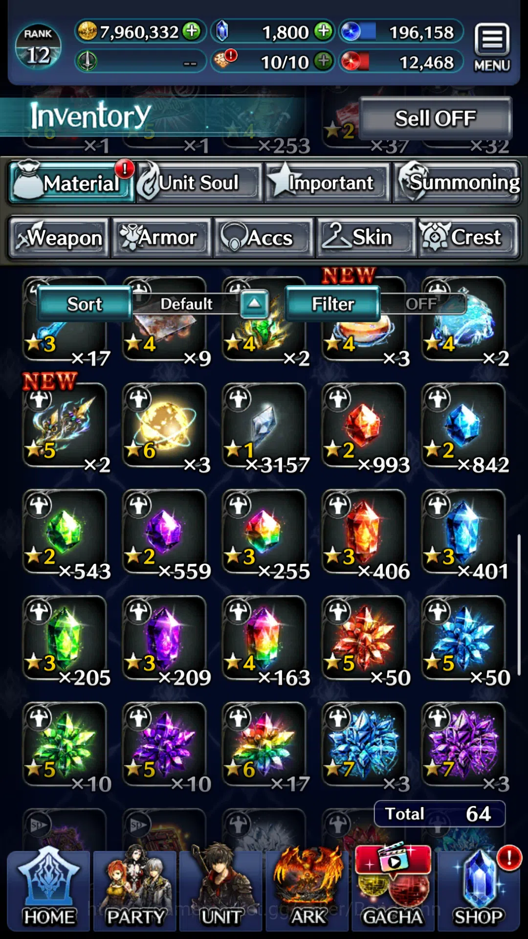 Last Cloudia Accounts Global|Rank 12|Collab DMC(Vergil)&Meta Units (GHAd image 8