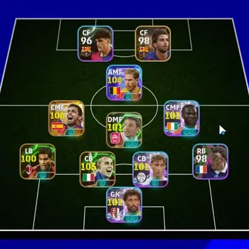 eFootball Accounts High-End Android|Biig Time Rodri|3 Epic Fabio Cannavaro,Mark Van Bommel,Serginho|7 Show Time Kevin De