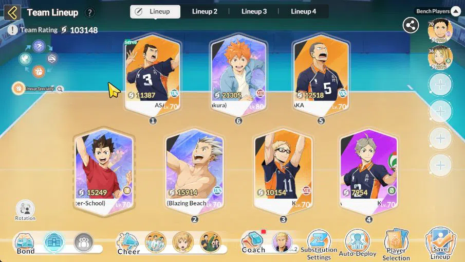 HAIKYU!! FLY HIGH Accounts SEA Lv43 2,6K DM|3 SP [Hinata,Nishinoya,Bokuto]+Me image 13