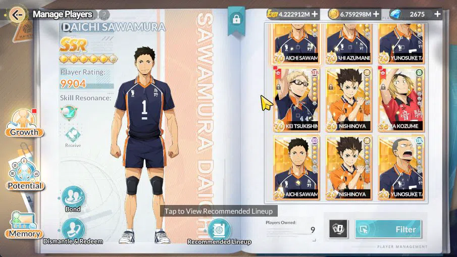 HAIKYU!! FLY HIGH Accounts SEA Lv43 2,6K DM|3 SP [Hinata,Nishinoya,Bokuto]+Me image 14