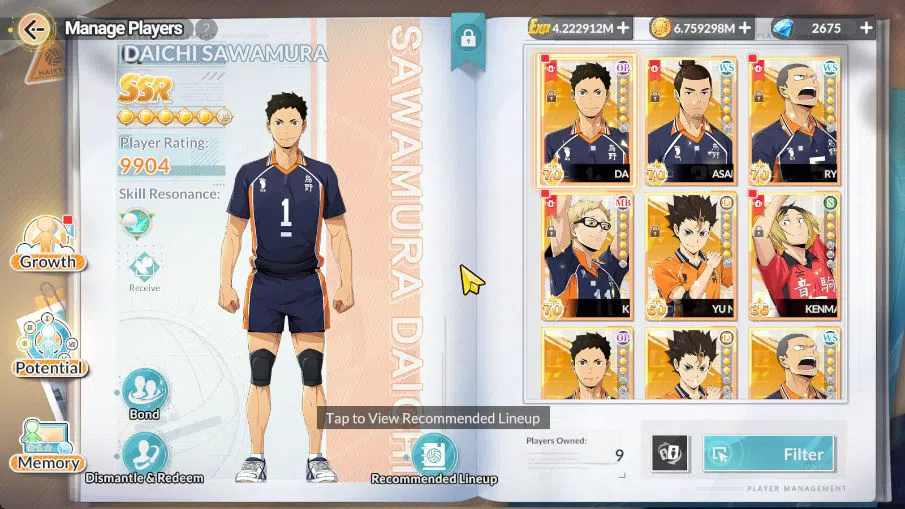 HAIKYU!! FLY HIGH Accounts SEA Lv43 2,6K DM|3 SP [Hinata,Nishinoya,Bokuto]+Me image 15