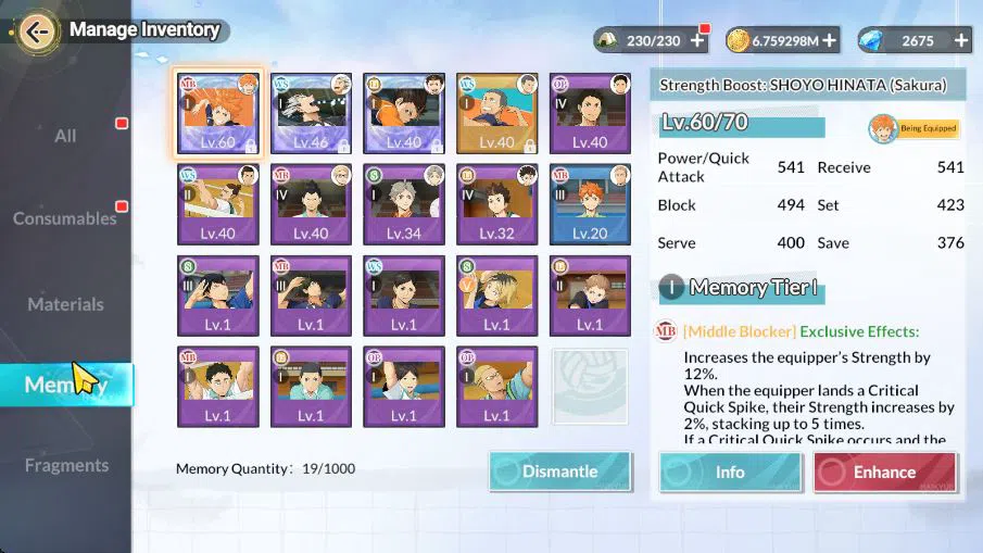 HAIKYU!! FLY HIGH Accounts SEA Lv43 2,6K DM|3 SP [Hinata,Nishinoya,Bokuto]+Me image 8