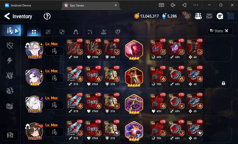 Epic Seven Accounts GLOBAL Unverif|New Era|5 ML(Salome,LW Peira,PC Fla image 11