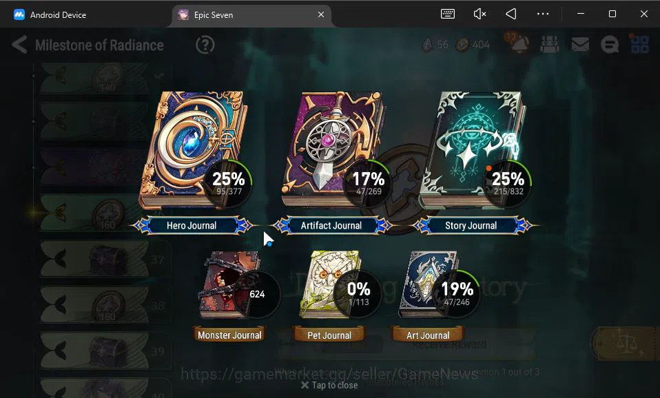 Epic Seven Accounts GLOBAL Unverif|New Era|5 ML(Salome,LW Peira,PC Fla image 15