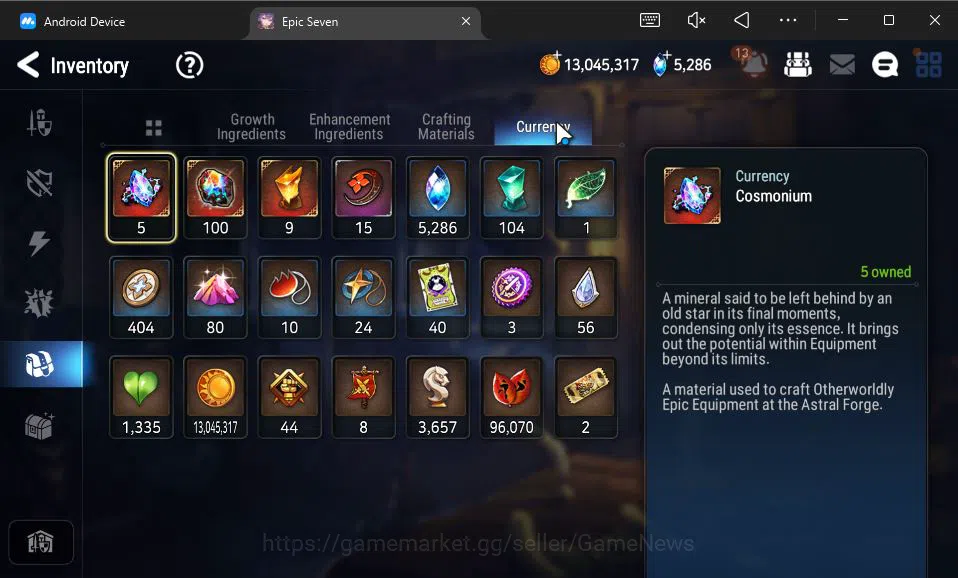 Epic Seven Accounts GLOBAL Unverif|New Era|5 ML(Salome,LW Peira,PC Fla image 8