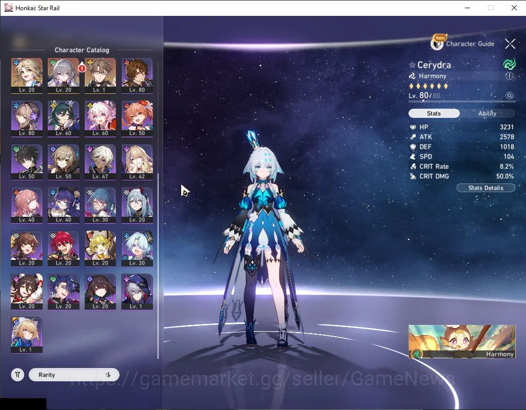 Honkai Star Rail Accounts Asia|TL 70|1 GCS|11 Limited|[Yao Guang,Saber,Arche image 12
