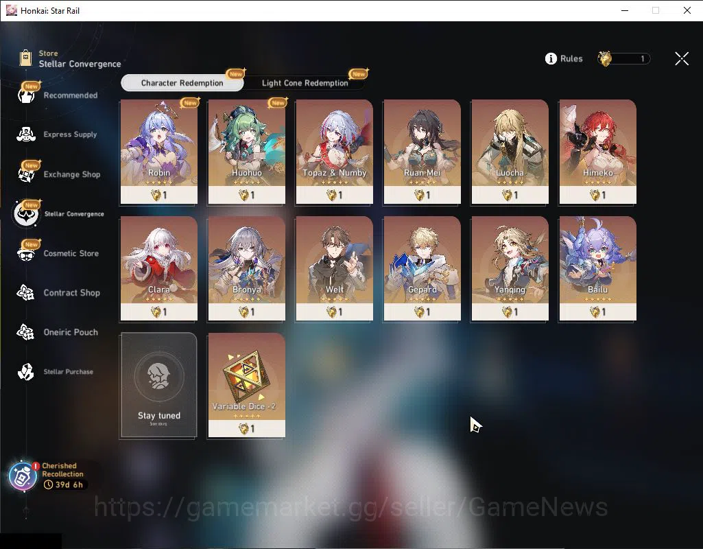 Honkai Star Rail Accounts Asia|TL 70|1 GCS|11 Limited|[Yao Guang,Saber,Arche image 2