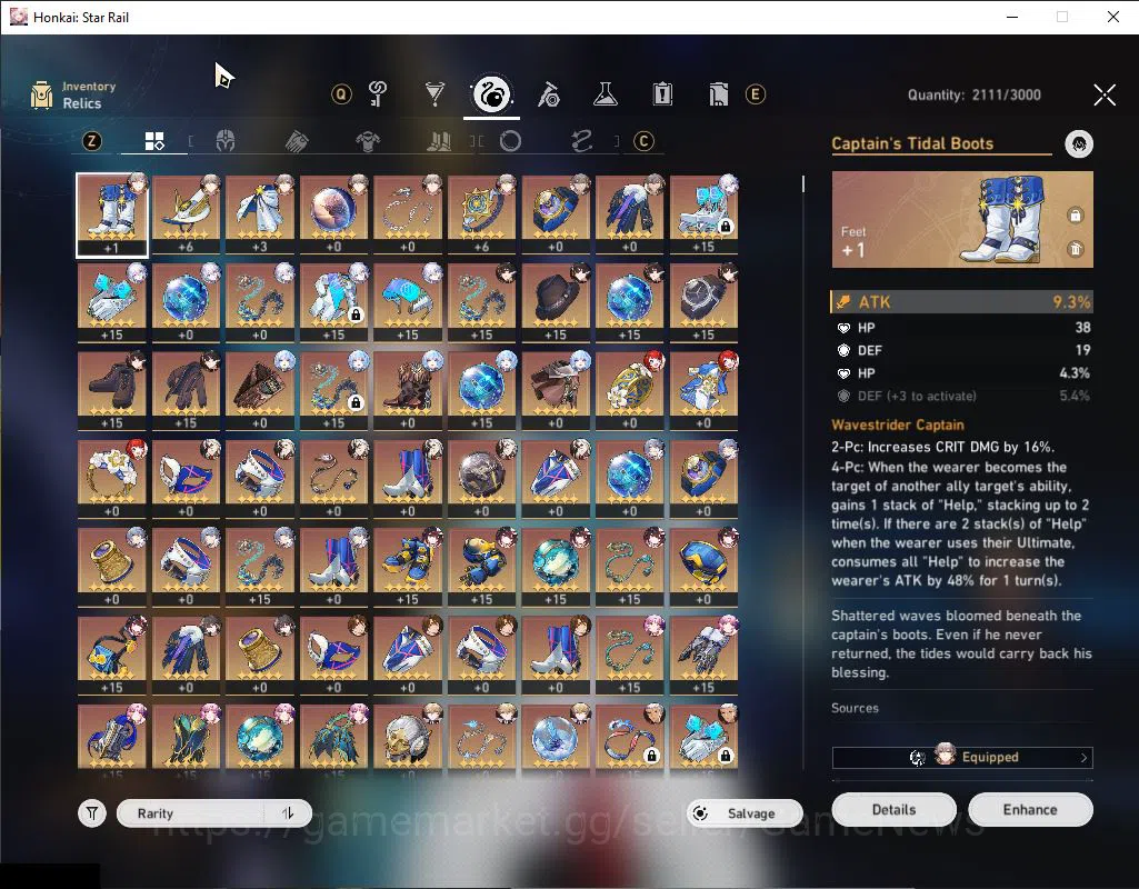 Honkai Star Rail Accounts Asia|TL 70|1 GCS|11 Limited|[Yao Guang,Saber,Arche image 7