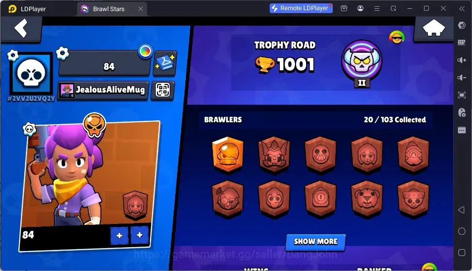 Brawl Stars Accounts Global | 20 Brawler|1 Max Hypercharge(Edgar)|3780  image 2