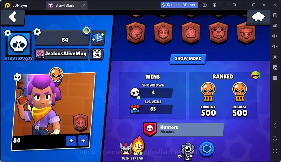 Brawl Stars Accounts Global | 20 Brawler|1 Max Hypercharge(Edgar)|3780  image 3