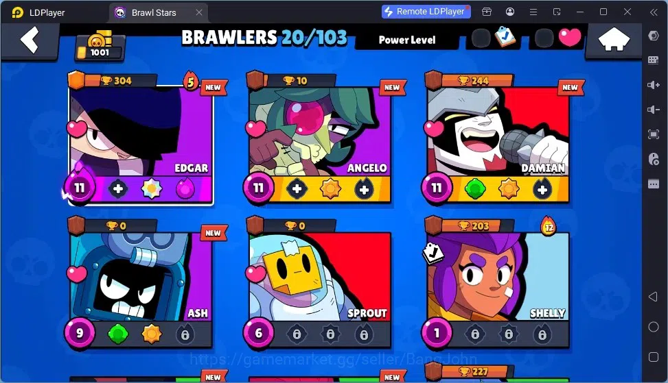 Brawl Stars Accounts Global | 20 Brawler|1 Max Hypercharge(Edgar)|3780  image 5