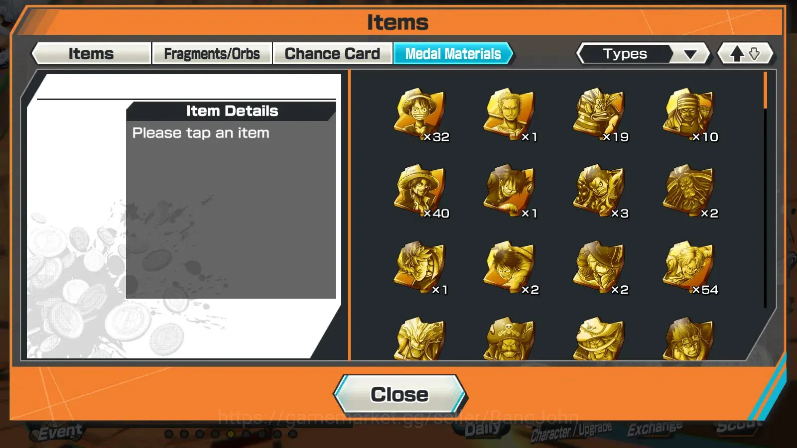 One Piece Bounty Rush Accounts Global|EX6|5EXMAX|PR 26|4E M.D.Luffy,AF Lucci,SK B image 1
