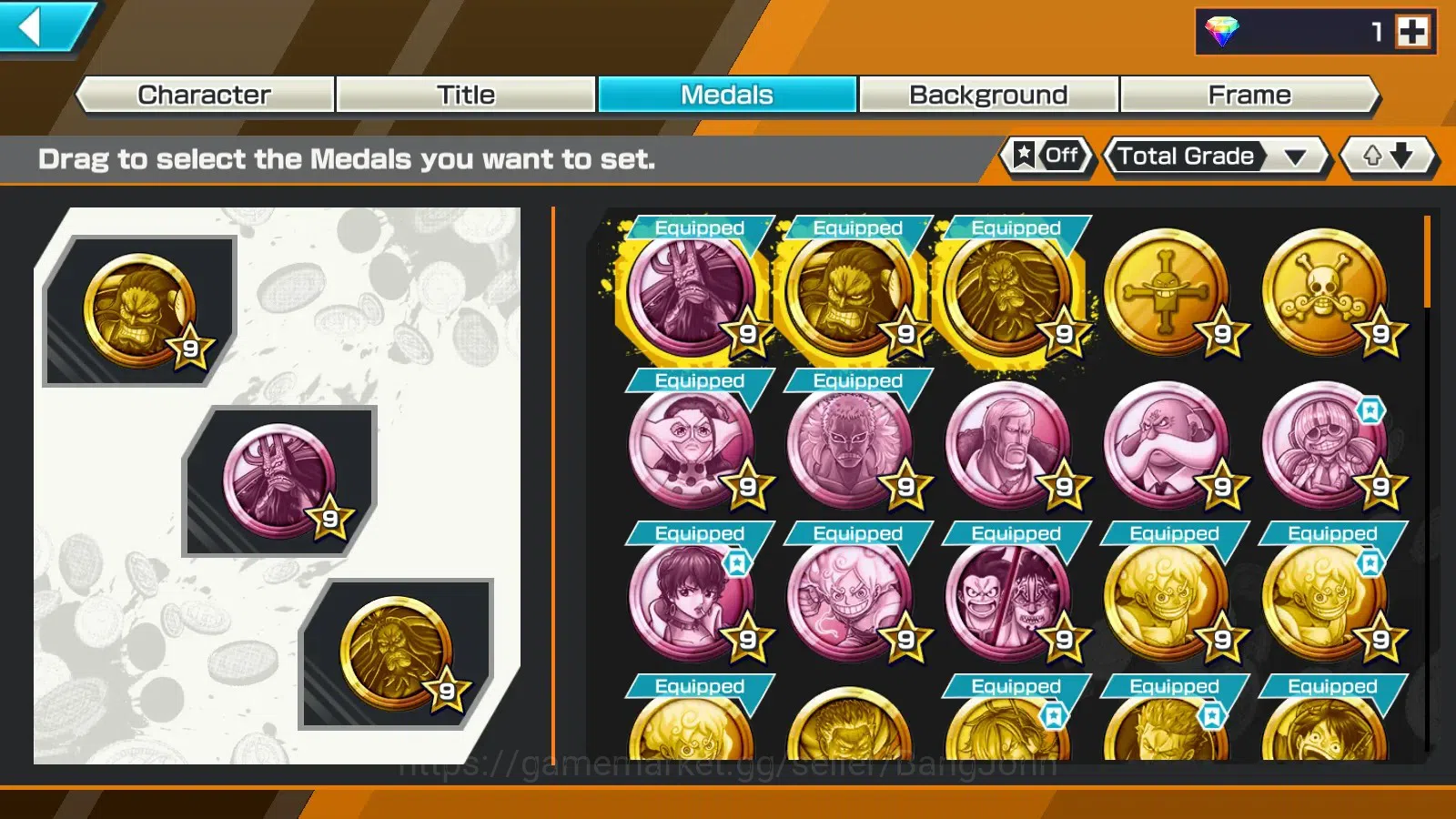 One Piece Bounty Rush Accounts Global|EX6|5EXMAX|PR 26|4E M.D.Luffy,AF Lucci,SK B image 12