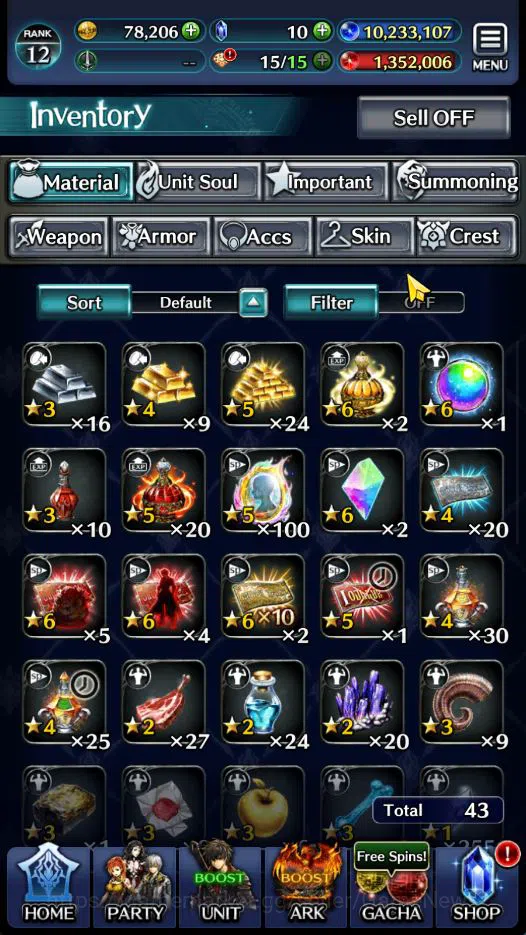 Last Cloudia Accounts GLOBAL | Rank 12 | Ascended Roland, Spirit Maiden  image 4