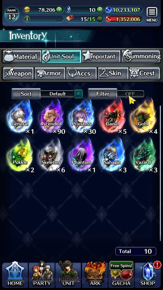 Last Cloudia Accounts GLOBAL | Rank 12 | Ascended Roland, Spirit Maiden  image 6