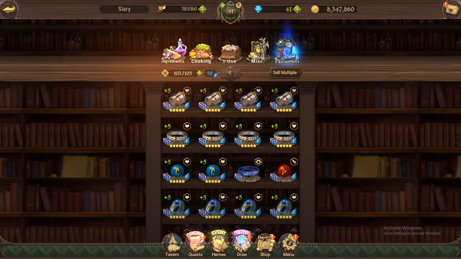 The Seven Deadly Sins: Grand Cross Accounts Others GLOBAL|1.7m CC|UR EliMel,Tristan,Mael,Lancelot,Sabunak,GoT 5