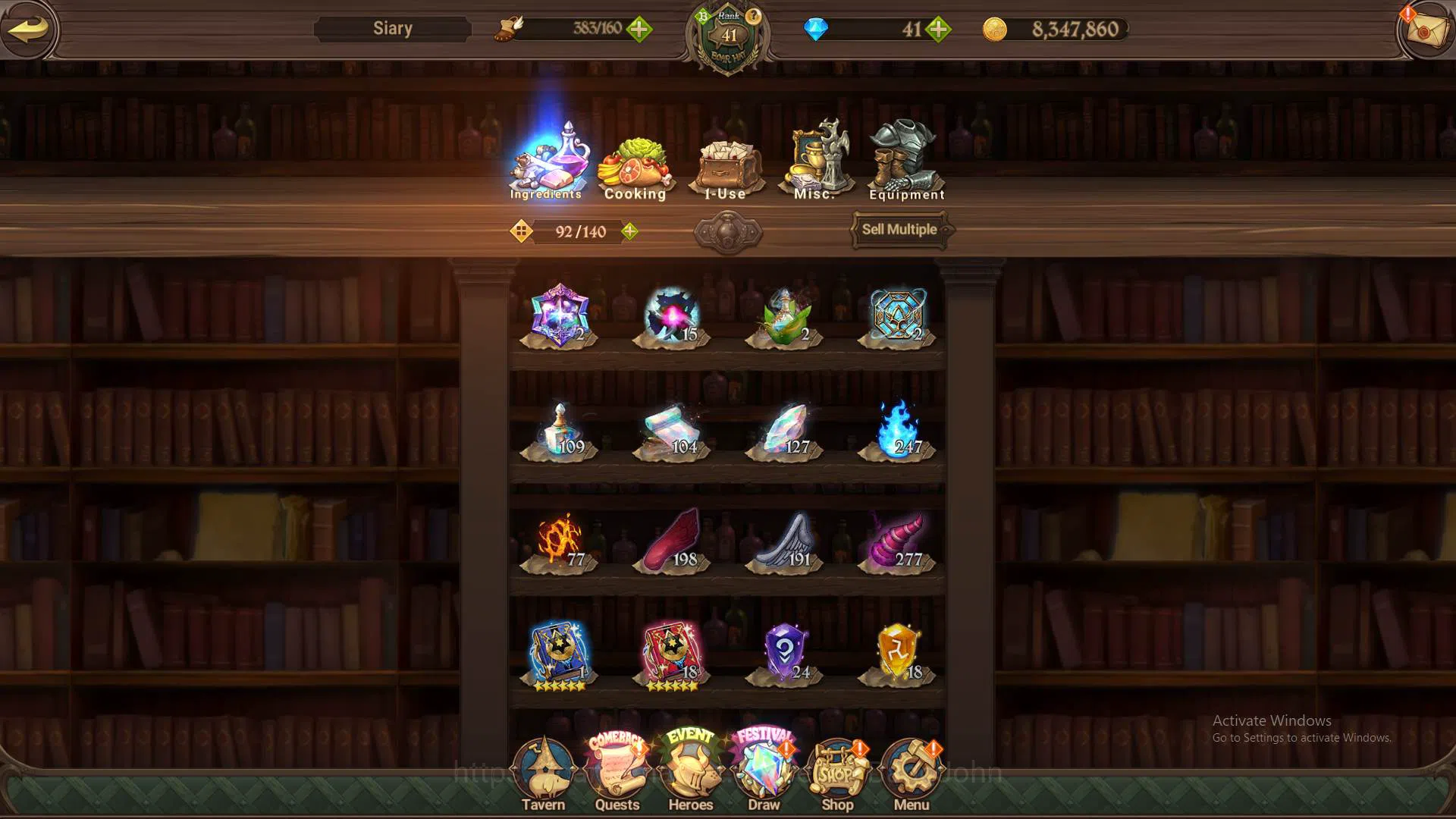 The Seven Deadly Sins: Grand Cross Accounts Others GLOBAL|1.7m CC|UR EliMel,Tristan,Mael,Lancelot,Sabunak,GoT 9