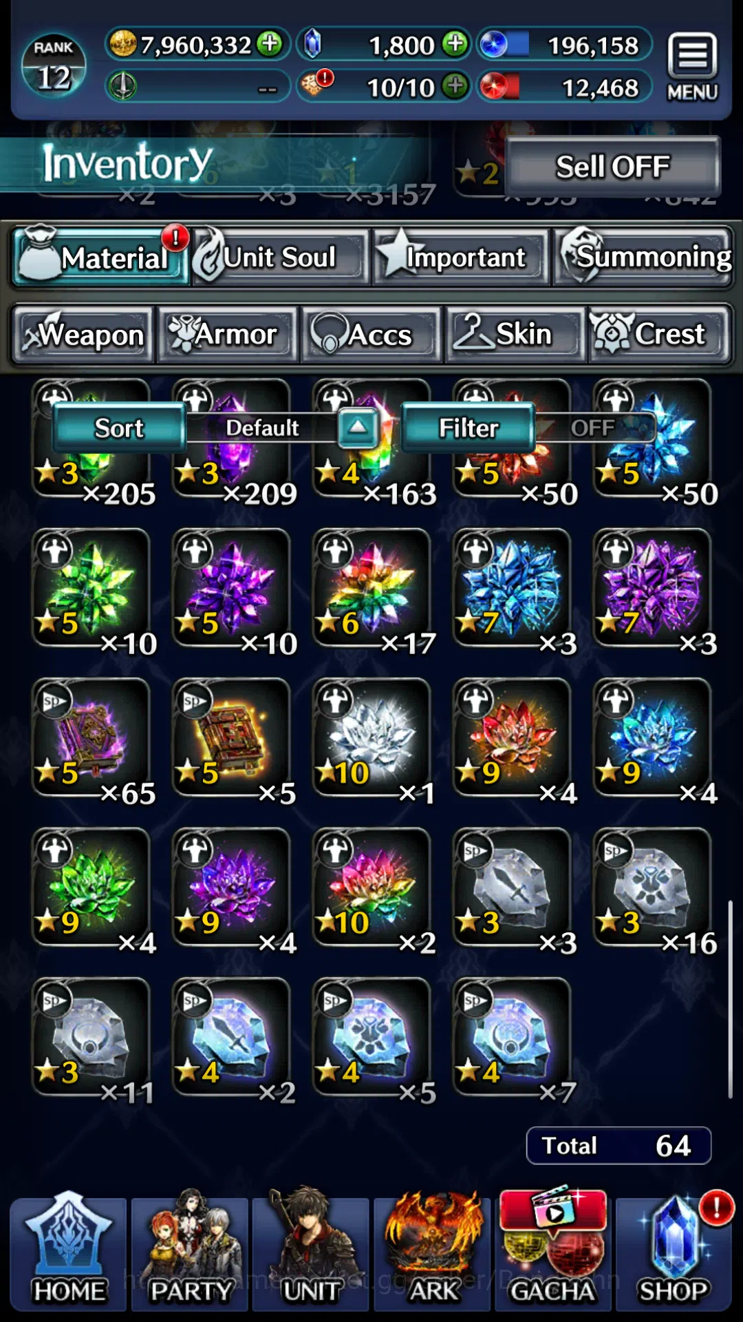 Last Cloudia Accounts Global|Rank 12|Collab DMC(Vergil)&Meta Units (GHAd image 10