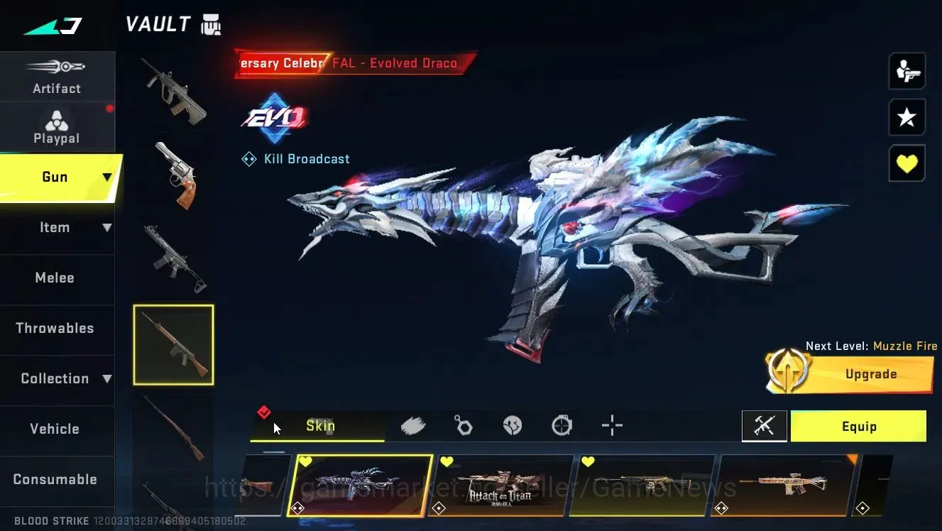 Blood Strike Accounts ASIA|13 ULTRA[VOLT,JET,ZERO,M4A1,M700,Vector,etc]| image 20