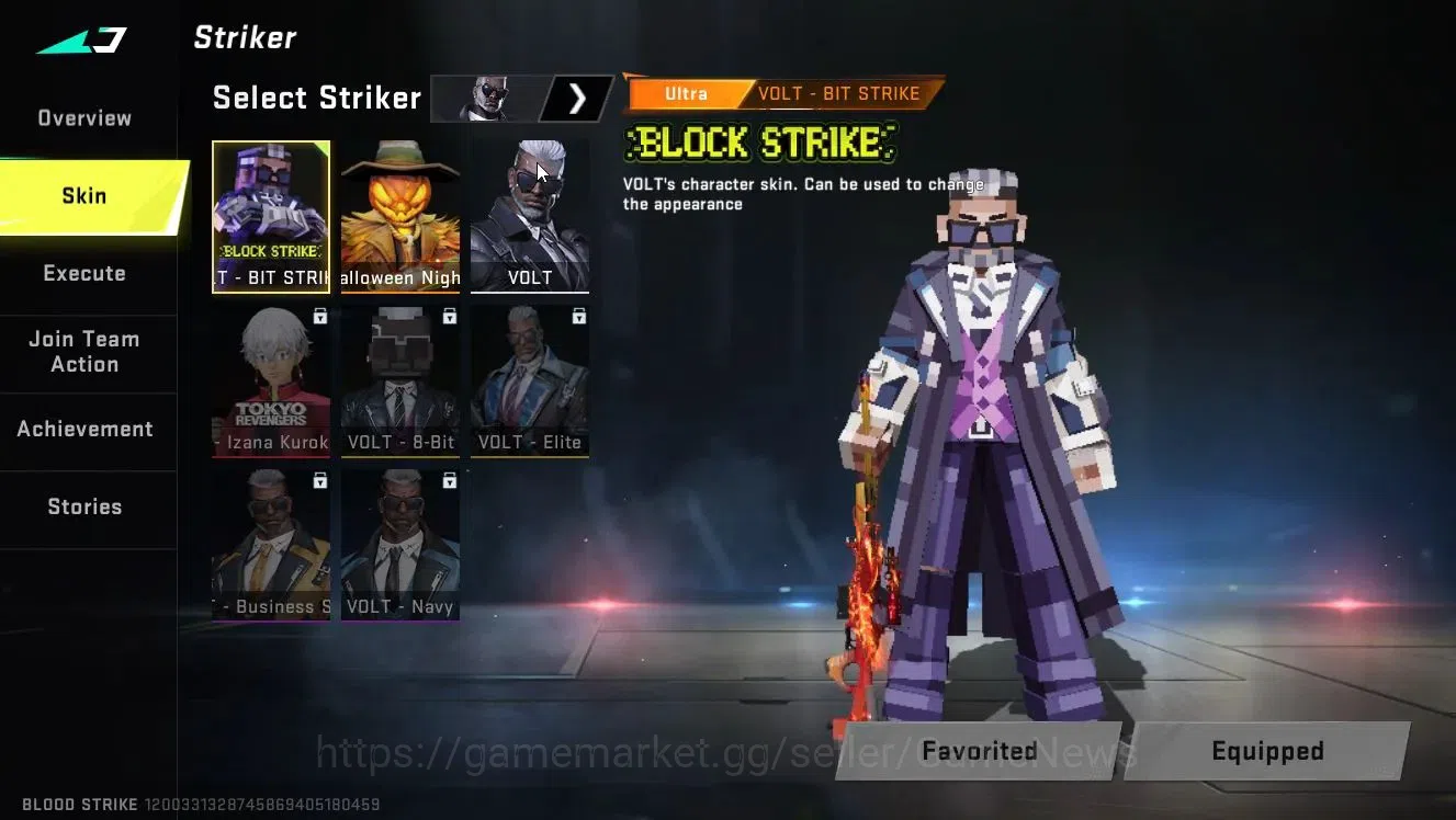 Blood Strike Accounts ASIA|13 ULTRA[VOLT,JET,ZERO,M4A1,M700,Vector,etc]| image 3