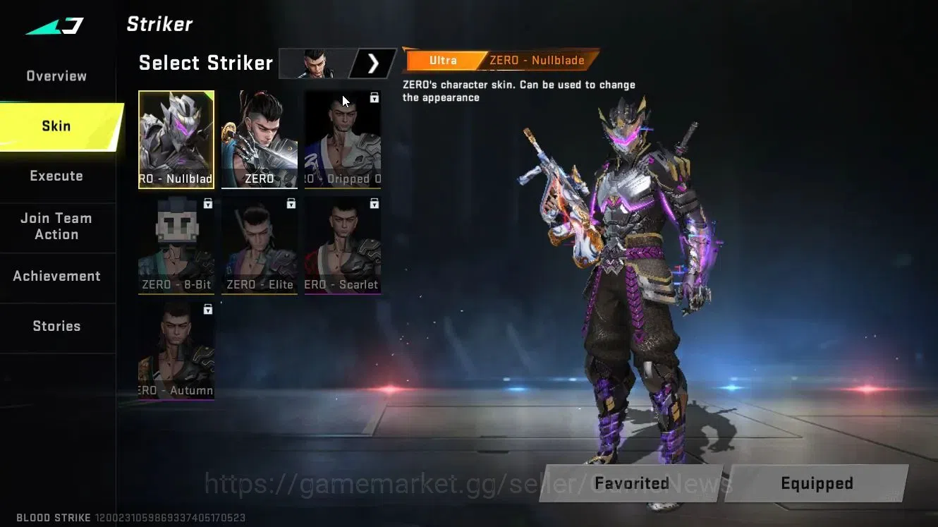 Blood Strike Accounts ASIA|2 ULTRA[ZERO-Nullblade,AUG-FlameFox]|2 LMT[Vi image 3