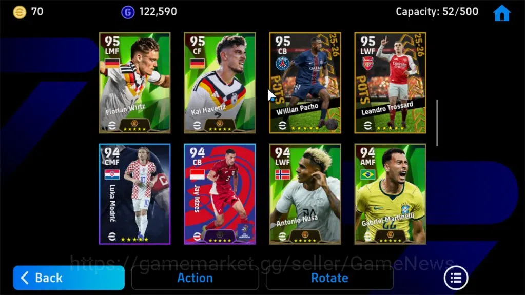 eFootball Accounts Android|BigTime K.Kvaratskhelia,Epic Gerrard,Andri image 7