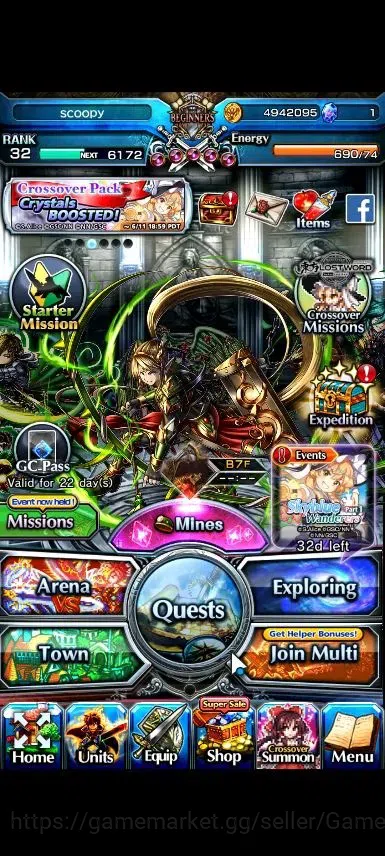 Grand Summoners Accounts Mid-Game Global|Rank 32|2 Ascend|Selia Sourcescripet Witch,Misette|Lpot 42|Check SS(GS2515) 1