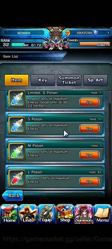 Grand Summoners Accounts Mid-Game Global|Rank 32|2 Ascend|Selia Sourcescripet Witch,Misette|Lpot 42|Check SS(GS2515) 2